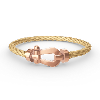 [AuraEcho Jewelry]FORCE LARGE HORSESHOE NO DIAMOND BRACELET ROSE GOLD