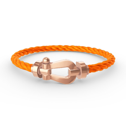 [AuraEcho Jewelry]FORCE LARGE HORSESHOE NO DIAMOND BRACELET ROSE GOLD