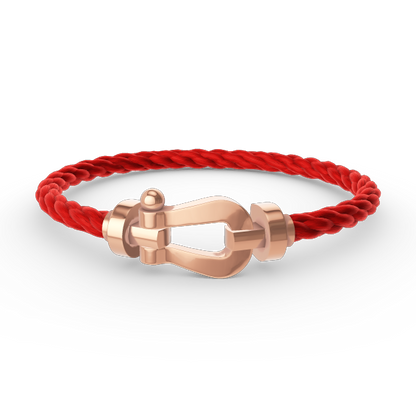 [AuraEcho Jewelry]FORCE LARGE HORSESHOE NO DIAMOND BRACELET ROSE GOLD
