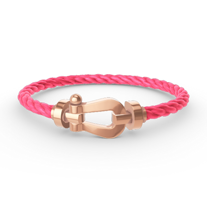 [AuraEcho Jewelry]FORCE LARGE HORSESHOE NO DIAMOND BRACELET ROSE GOLD