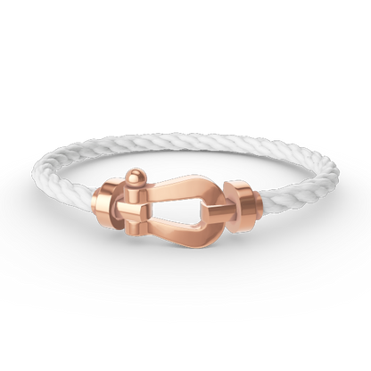 [AuraEcho Jewelry]FORCE LARGE HORSESHOE NO DIAMOND BRACELET ROSE GOLD