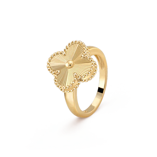 [AuraEcho Jewelry]CLOVER GOLD RING