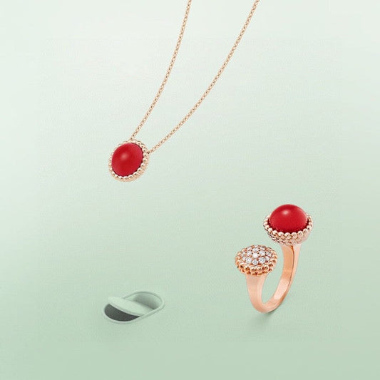 [AuraEcho Jewelry]PERLEE COULEURS DIAMOND ROSE GOLD BETWEEN THE FINGER RING