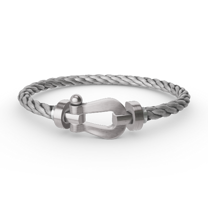 [AuraEcho Jewelry]FORCE LARGE HORSESHOE NO DIAMOND BRACELET SILVER