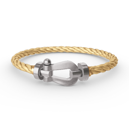 [AuraEcho Jewelry]FORCE LARGE HORSESHOE NO DIAMOND BRACELET SILVER
