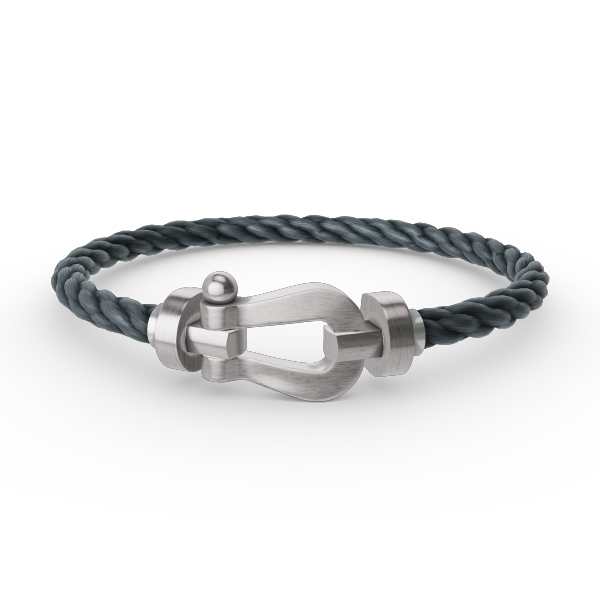 [AuraEcho Jewelry]FORCE LARGE HORSESHOE NO DIAMOND BRACELET SILVER