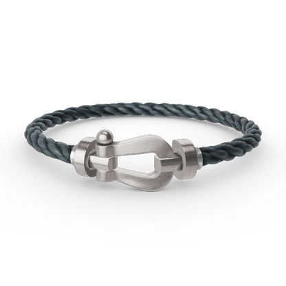 [AuraEcho Jewelry]FORCE LARGE HORSESHOE NO DIAMOND BRACELET SILVER