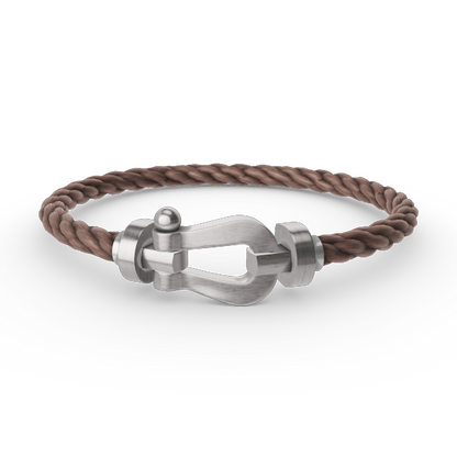 [AuraEcho Jewelry]FORCE LARGE HORSESHOE NO DIAMOND BRACELET SILVER