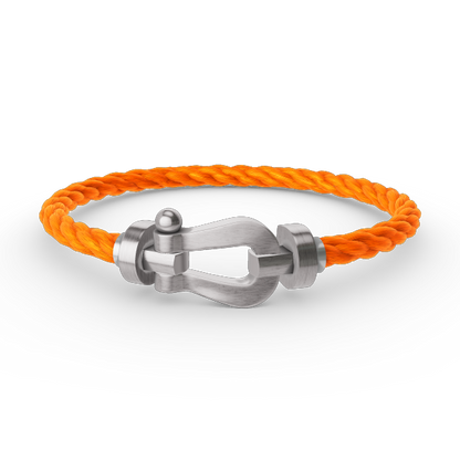 [AuraEcho Jewelry]FORCE LARGE HORSESHOE NO DIAMOND BRACELET SILVER