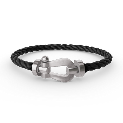 [AuraEcho Jewelry]FORCE LARGE HORSESHOE NO DIAMOND BRACELET SILVER