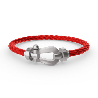 [AuraEcho Jewelry]FORCE LARGE HORSESHOE NO DIAMOND BRACELET SILVER