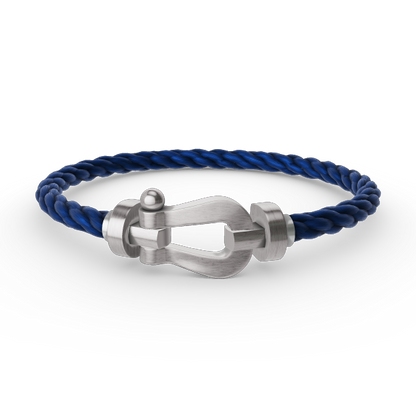 [AuraEcho Jewelry]FORCE LARGE HORSESHOE NO DIAMOND BRACELET SILVER