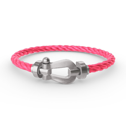 [AuraEcho Jewelry]FORCE LARGE HORSESHOE NO DIAMOND BRACELET SILVER