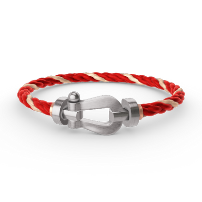 [AuraEcho Jewelry]FORCE LARGE HORSESHOE NO DIAMOND BRACELET SILVER