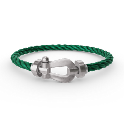 [AuraEcho Jewelry]FORCE LARGE HORSESHOE NO DIAMOND BRACELET SILVER