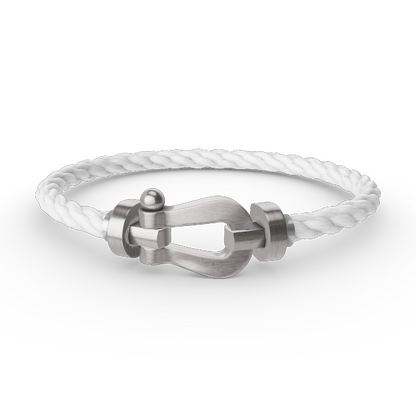 [AuraEcho Jewelry]FORCE LARGE HORSESHOE NO DIAMOND BRACELET SILVER