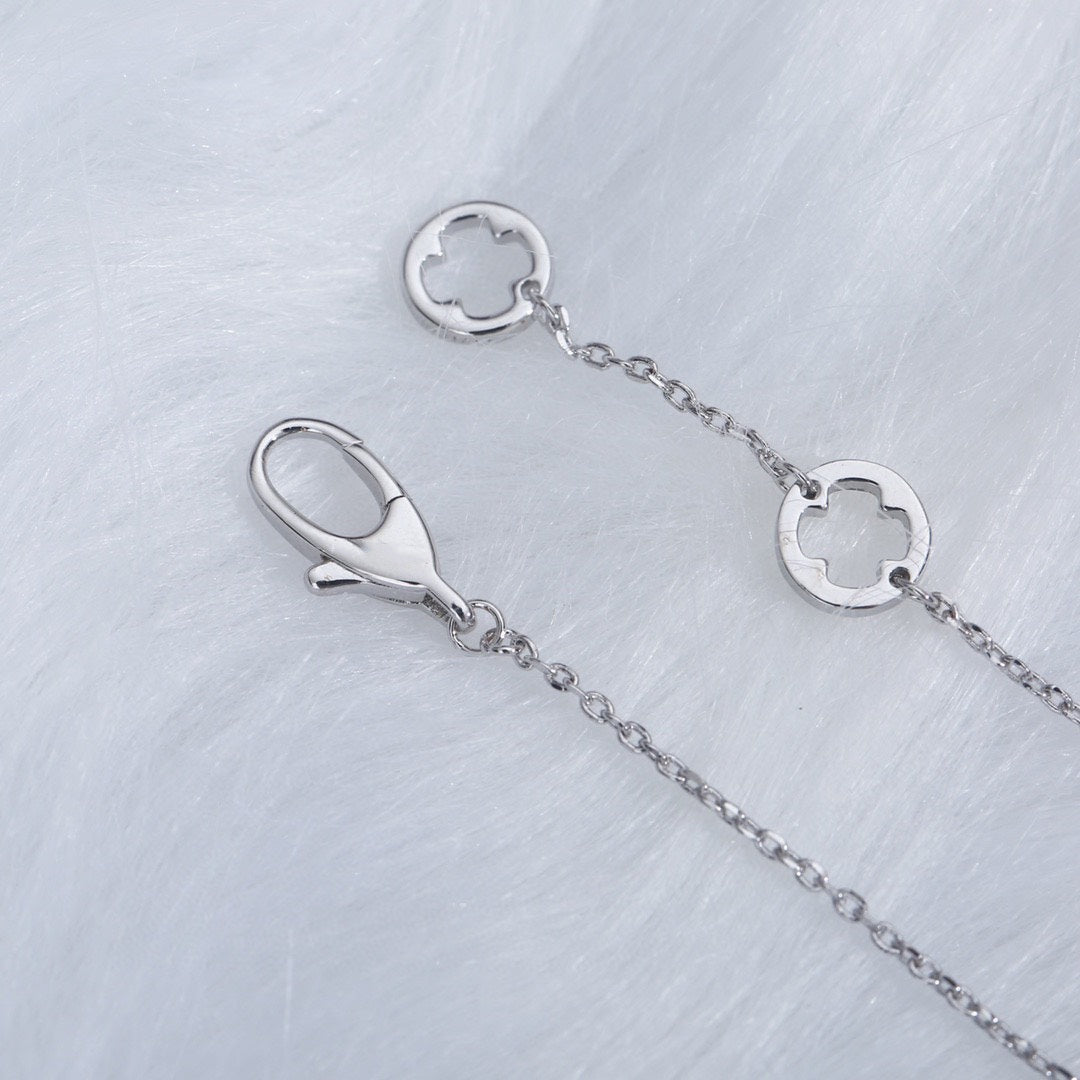 [AuraEcho Jewelry]FIOREVER NECKLACE DIAMOND CENTER