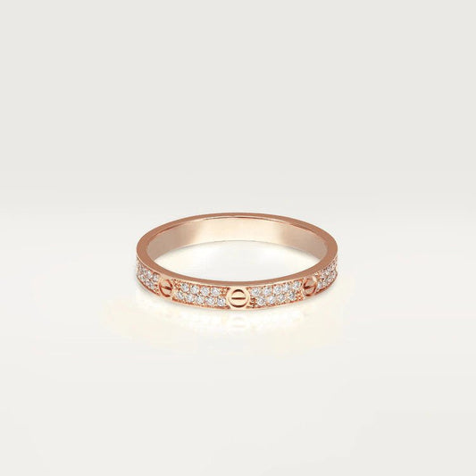 [AuraEcho Jewelry]LOVE RING 2.65MM DIAMOND