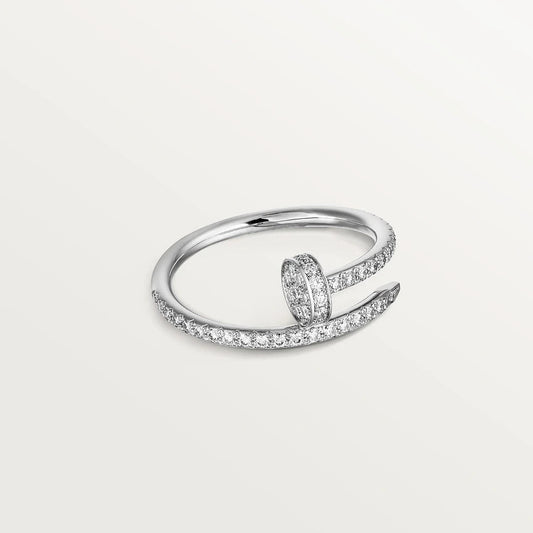 [AuraEcho Jewelry]JUSTE RING 1.8MM SILVER DIAMONDS