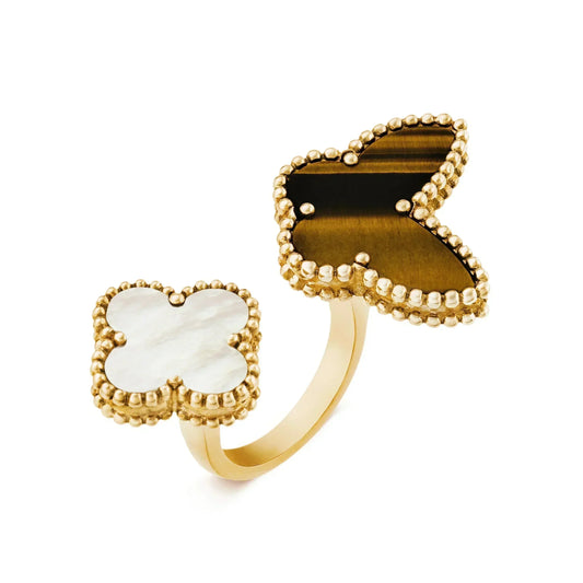 [AuraEcho Jewelry]LUCKY BETWEEN THE FINGER RING